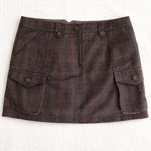 Cino Plaid Y2K Vintage Mini Skirt Size 12